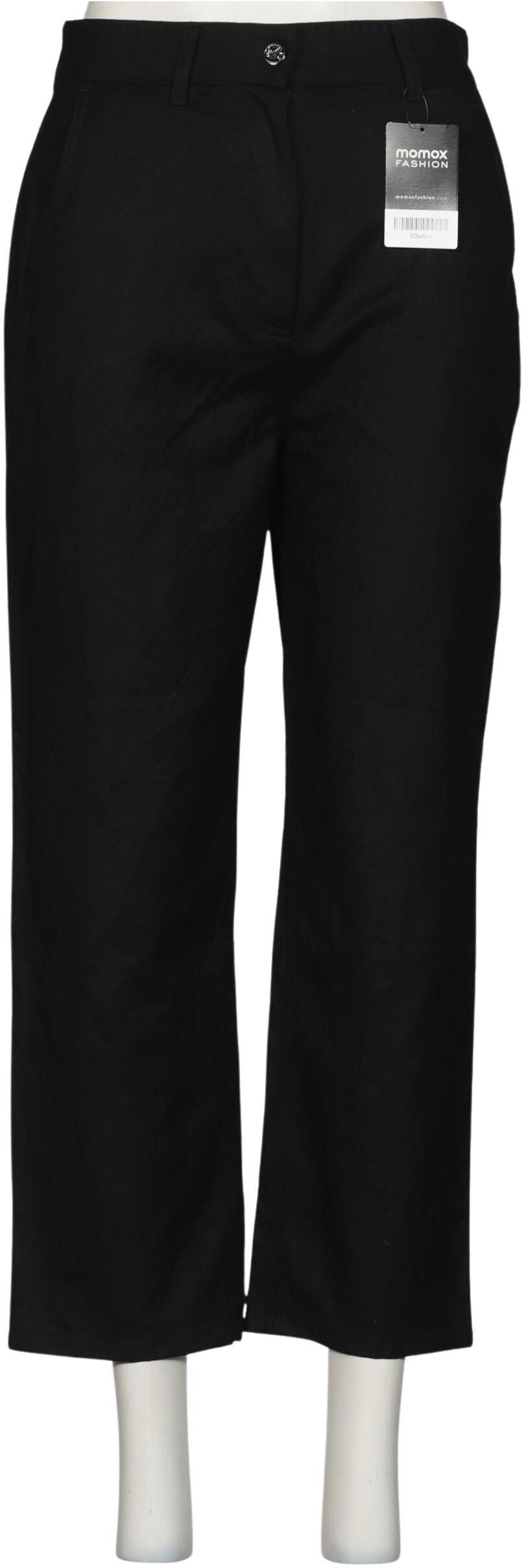 Moncler Damen Stoffhose, Schwarz, Gr. EU 34 (IT 40), Schurwolle - Second Hand
