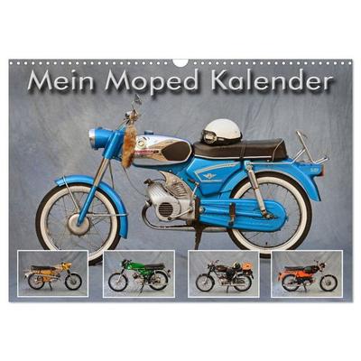 Mein Moped Kalender (Wandkalender 2026 DIN A3 quer), CALVENDO Monatskalender