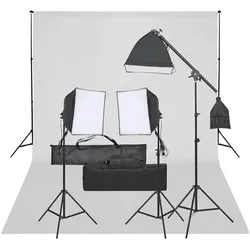 vidaXL Kylo (300 cm, 210 cm), Hintergrundsystem, Schwarz