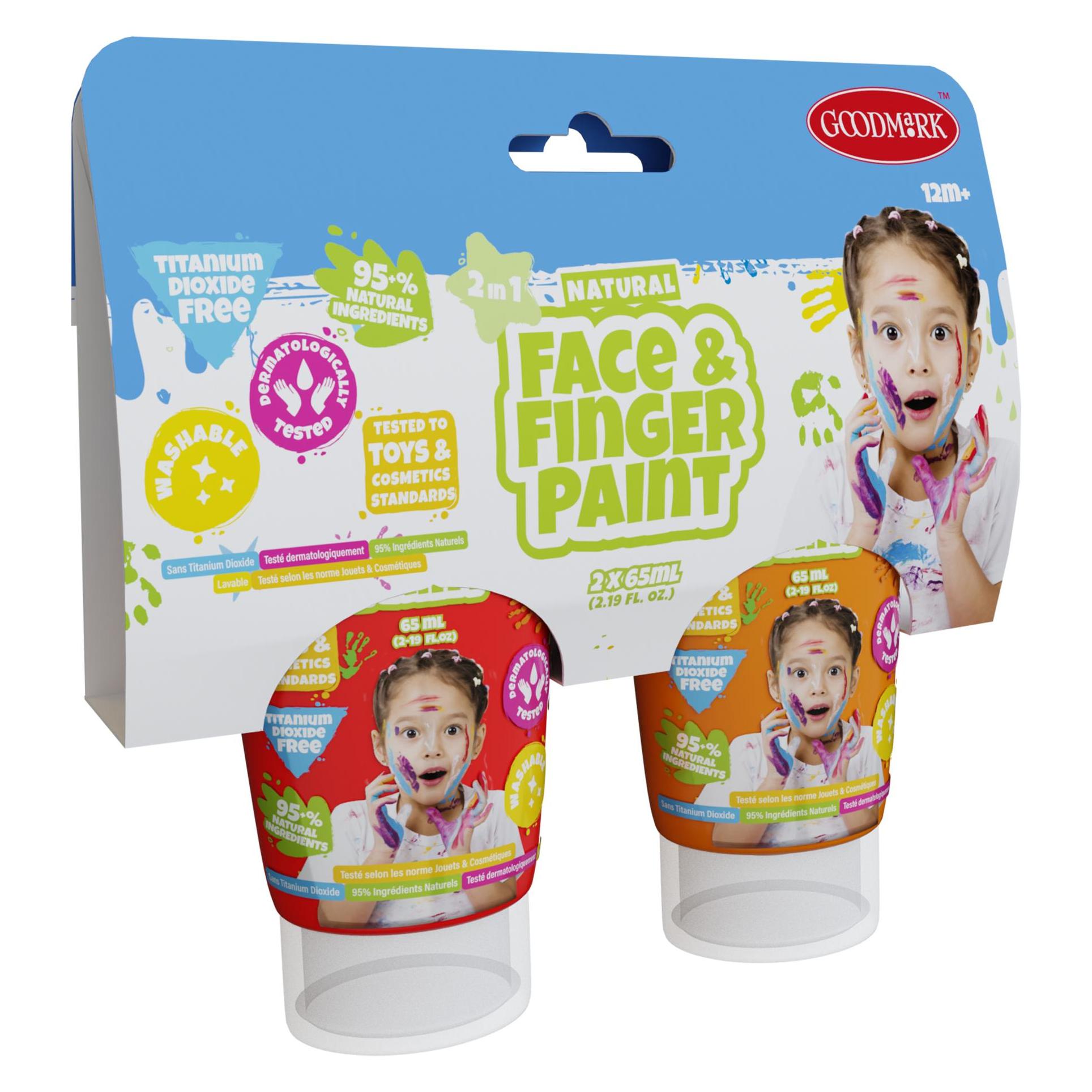 Boti Natural Face & Finger Paint 2 Pack Assortiert (38556)