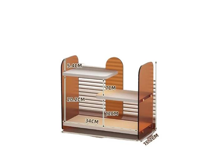 Support de rangement de tasses à café nordique, support de rangement de cosmétiques en bois massif acrylique, Table à manger, support de Placement de tasses de thé, décoration de la maison