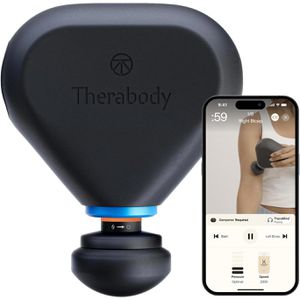 Therabody Massagepistole Theragun Mini Plus, mit App-Steuerung, 1 Aufsatz & 3 Intensitätsstufen, mit Wärmefunktion