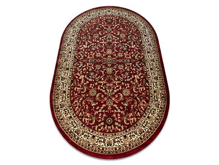 rugsx Teppiche ROYAL Klassisch, traditioneller, für das Wohnzimmer, Schlafzimmer, hohe Qualität, ADR 1745 Rotwein, oval 150x250 cm