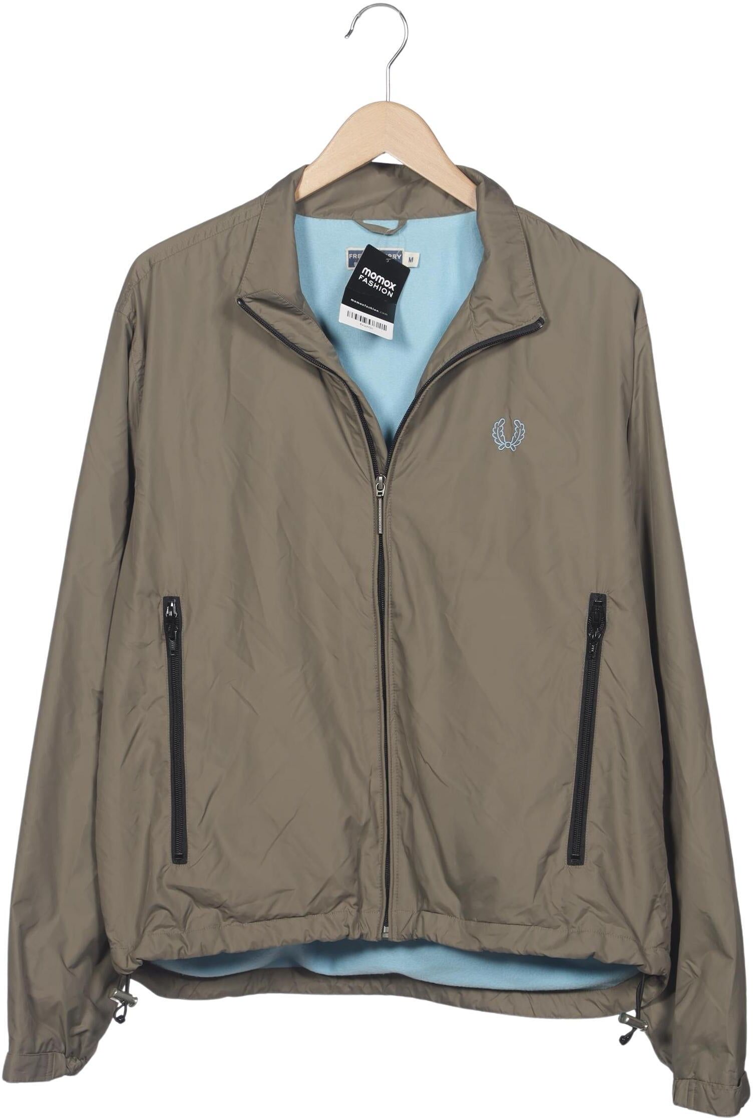 Fred Perry Herren Jacke, Grün, Gr. M, Synthetik - Second Hand