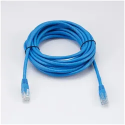 Helden C ble RJ45 Male/Male droit CAT6 U/UTP - Longueur 5M - Bleu - en sachet (U/UTP, CAT6, 5 m), Netzwerkkabel