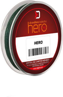 Delphin HERO vert 0,30mm 20,4kg 15m Gray, Silver, Red 0,30mm 20,4kg 15m