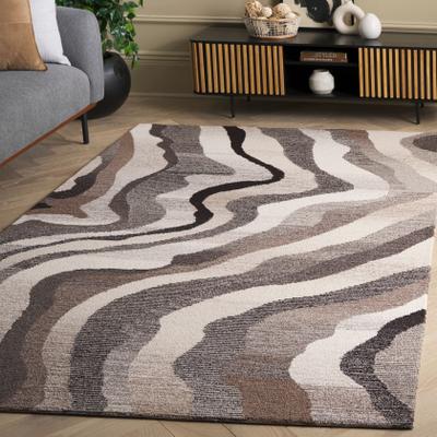 SAFAVIEH Handmade Ebony Romi Contemporary Wool Rug