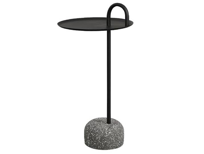 YCCHAH Sofatisch Nordischer Sofa-Beistelltisch, beweglicher Kleiner Wohnungshaus-Wohnzimmer-Terrazzo-Couchtisch Wohnzimmer-Beistelltisch