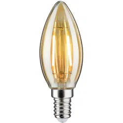 Paulmann LED Kerze FilamentE14 24V 140lm 2W 1900K dimmbar Gold 330028740