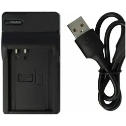AGI USB-Akku-Ladegerät passend für Olympus PS-BLN1 (Kamera Akku Ladegerät), Kamera Stromversorgung, Schwarz