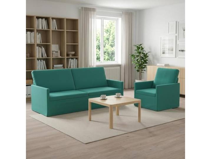 Sofa-Set 2 Stück Türkis Samt Metallrahmen,Kissenrücken,Schaumfüllung,Faserfüllung,Wohnzimmer,Arbeitszimmer,drinnen