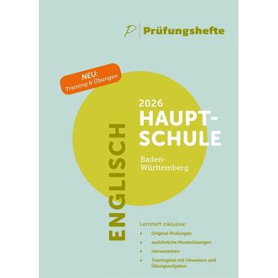 Prüfungsheft - 2026 Englisch Hauptschulabschluss – Baden-Württemberg – Original-Prüfungen und Lösungen, Taschenbuch von , Prüfungshefte Verlag,