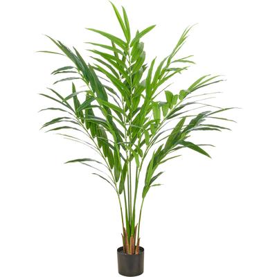 Kunstpalme CREATIV GREEN "Kentiapalme", grün, H:150cm, Obermaterial: 100% Kunststoff, Kunstpflanzen, mit naturgetreuen Palmwedeln