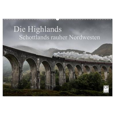 Die Highlands - Schottlands rauher Nordwesten (Wandkalender 2026 DIN A2 quer), CALVENDO Monatskalender
