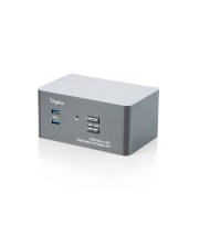 DIGITUS KVM-Switch Triple-Display 4K DisplayPort Switch 2-Port (DS-12864)