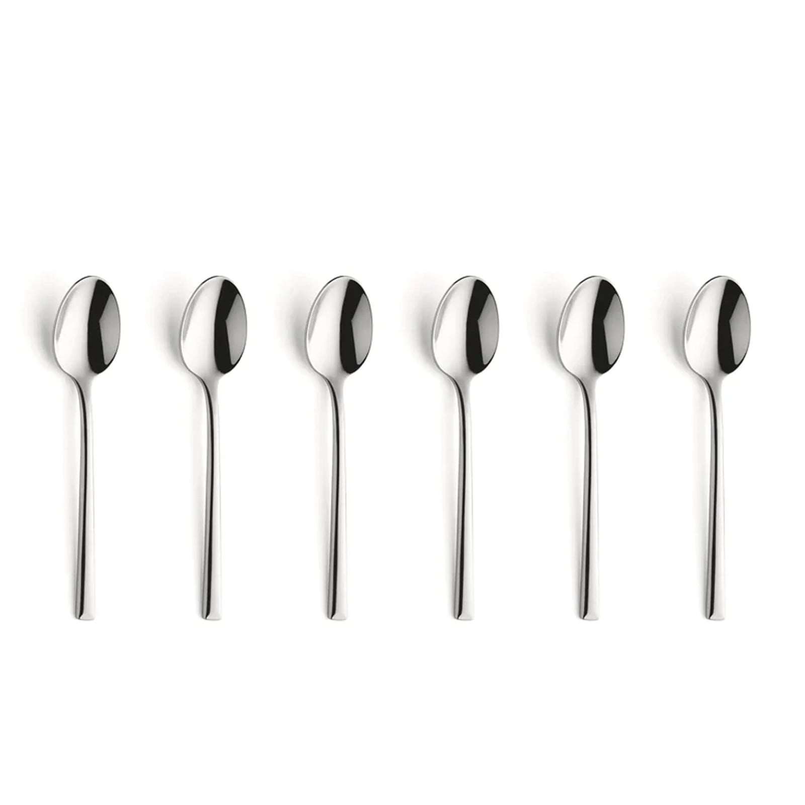 Amefa Metropole 6 Theelepels Zilver