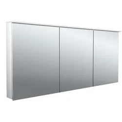 emco flat 2 design LED-Lichtspiegelschrank mit Aufsatzleuchte, 3 Türen, 1600x711x113mm, 979706407
