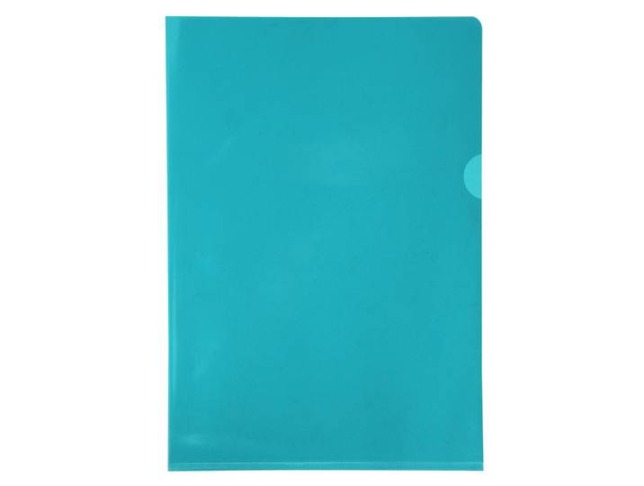 EXACOMPTA Etui carton de 100 pochettes coin PVC lisse haute résistance 13/100e - A4 - Vert