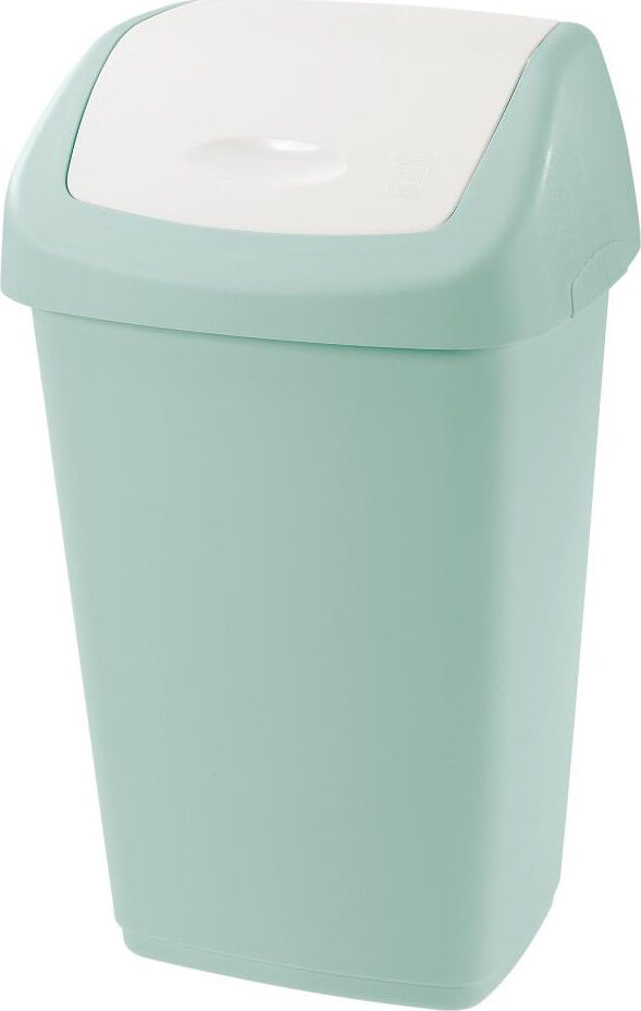 tontarelli 8101386acf Pattumiera Con Coperchio Basculante Aurora Salvia 9 Litri - 8101386acf