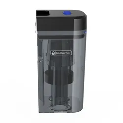 lubluelu V9 Gebrauchtwassertank - EU / Schwarz-Blauer Boden