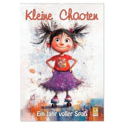 Kleine Chaoten (Wandkalender 2027 DIN A2 hoch), CALVENDO Monatskalender