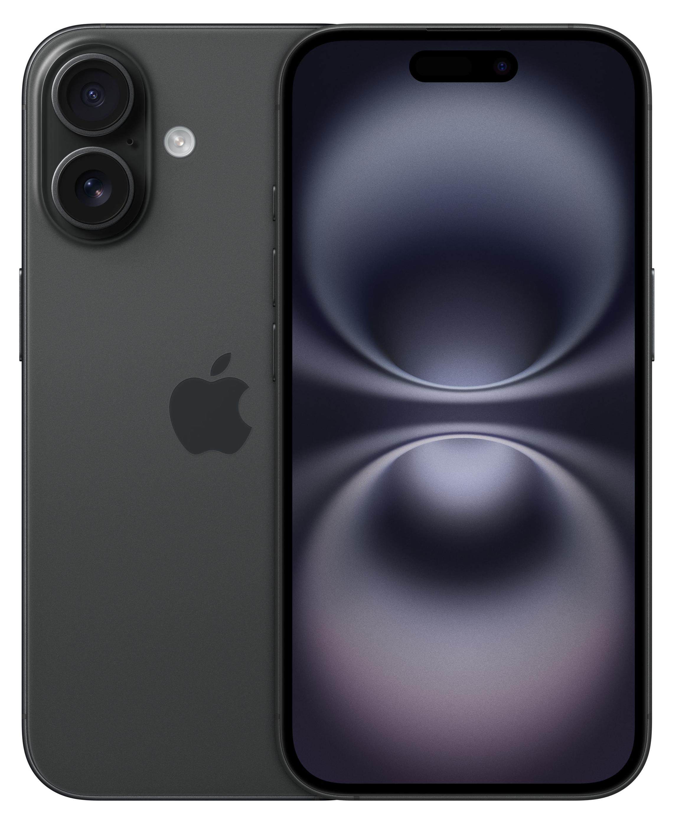 Apple iPhone 16 - Black - India - 128 GB - 15,5 cm