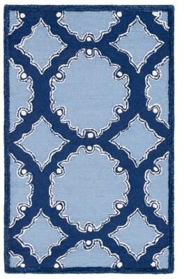 SAFAVIEH Handmade Bella Alla Modern Floral Wool Rug