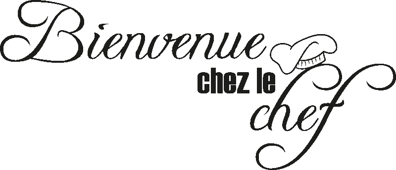 Ambiance-sticker Sticker Bienvenue chez le chef