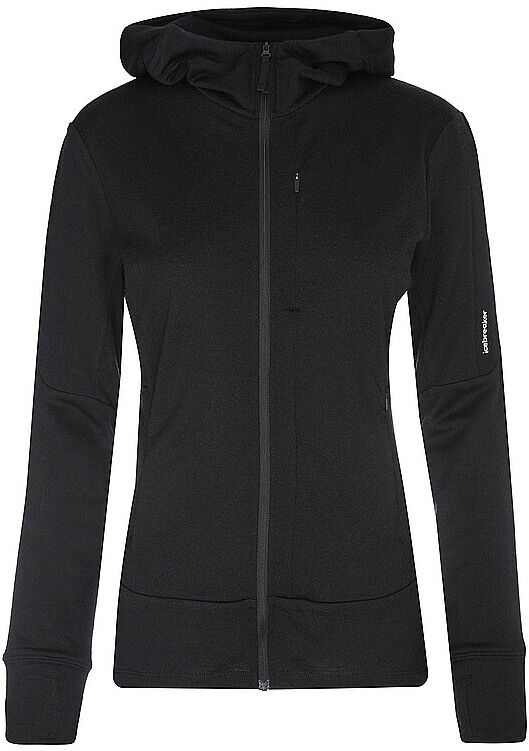 ICEBREAKER Damen Fleecejacke Quantum 260 Hoodie schwarz   XS XS