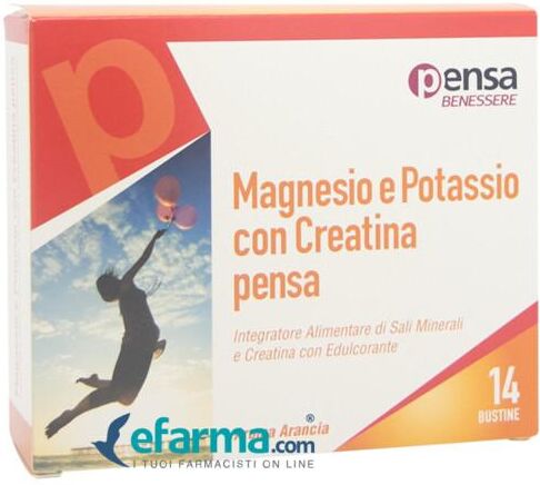 Pensa pharma Magnesio & Potassio Con Creatina Integratore 14 Bustine