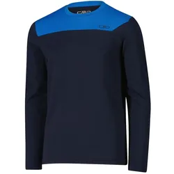 CMP Campagnolo, Jungen, Sportshirt, Langarmtrikot für Kinder (104), Blau