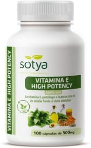Sotya Vitamina E High Potency 500 mg 100 Caps
