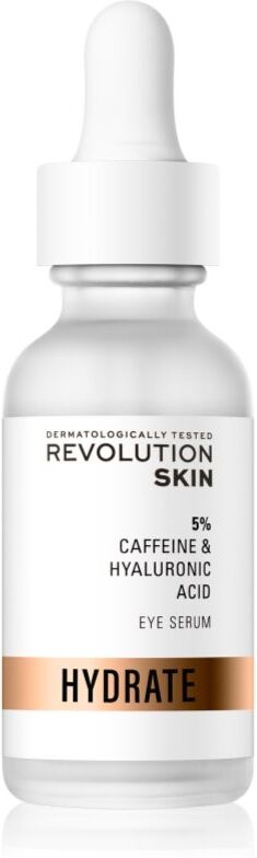 Revolution Skincare Caffeine Solution 5% + Hyaluronic Acid Serum für den Augenbereich 30 ml