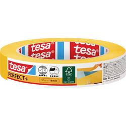 tesa Perfect+ 56536-00000-00 Malerabdeckband Gelb (L x B) 50 m x 19 mm 1 St.