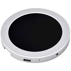WaveShare USB-Monitor 2.8, rundes IPS-Panel, 480×480, Musikspektrumanalyse, USB-C, 9PIN, silber, Entwicklungsboard + Kit