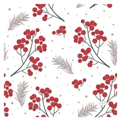 Default, Servietten, Duni Servietten Berrie Merrie 33 x 33 cm (20 Stk., 33 x 33 cm)