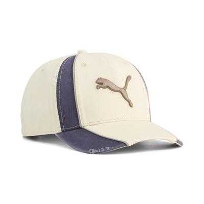 Flex Cap PUMA "PUMA GRID Washed Baseball-Cap Erwachsene", Gr. onesize, buttercream gelb, Schale, Unterer Schirm: 100% Baumwolle. Schweißband: 100% Polyester, unifarben, Caps