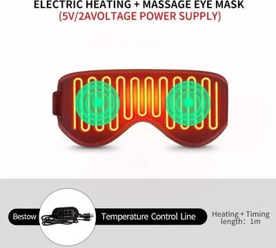 Uplifted Finds USB Heated Warm Compress Eye Mask For Dry Eyes & Sleep massage