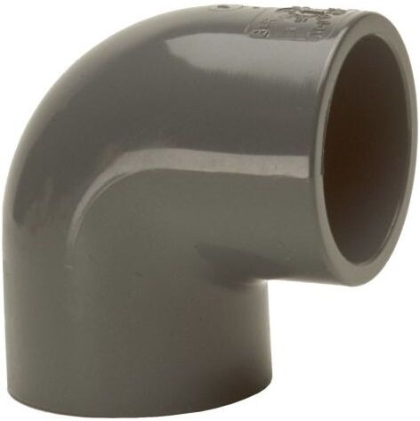 Bänninger PVC-U Winkel 90Grad 1410119012 63mm, DN 50, beidseitige Klebmuffe