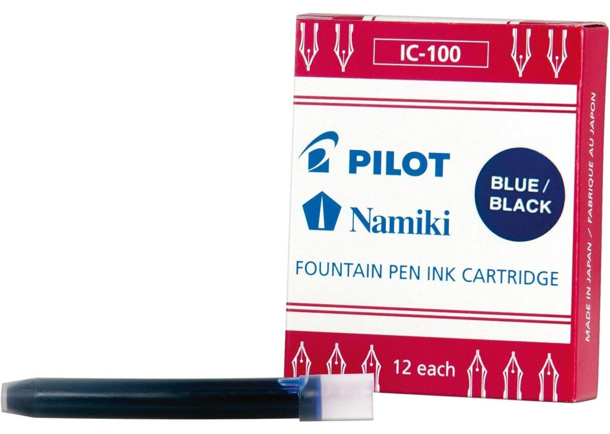 PILOT Namiki inktpatronen voor Capless vulpennen, nachtblauw