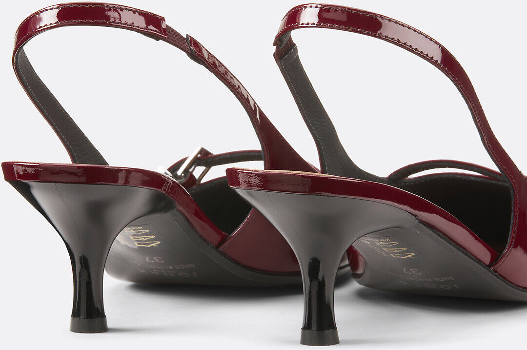 JONAK Escarpins slingback en cuir vernis Damoiselle