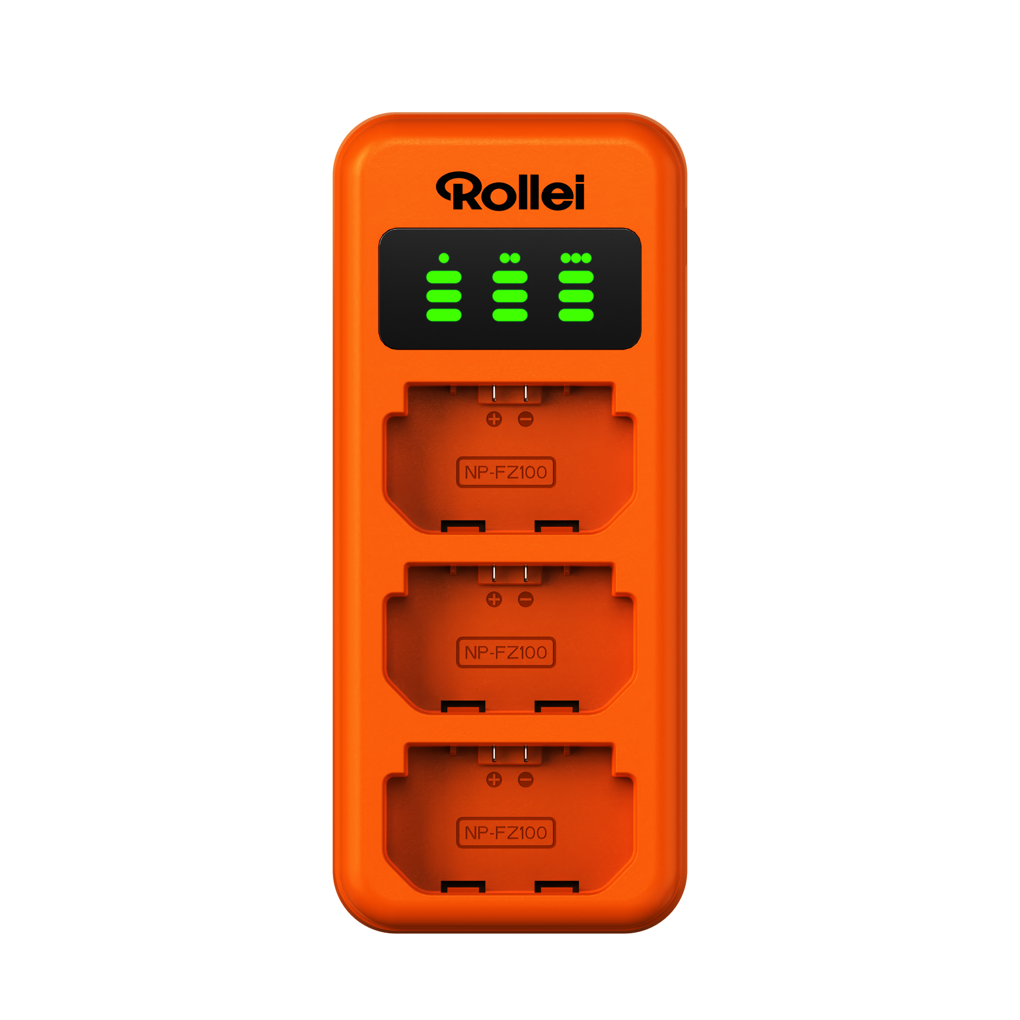 Rollei Ladegerät mit USB-C | 3-fach-Schnellladung 20074