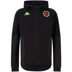 Kappa, Unisex, Laufjacke, Mequo-Jacke Red Star FC 2025/26 (S), Schwarz, S