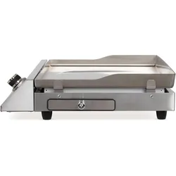 Livoo Elektrische Plancha, Tischgrill, Silber, Grau