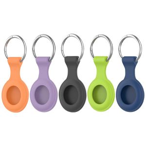 4smarts Tracker-Hülle Case Set, Silikon, lila, blau, grün, schwarz, orange, 5 Stück