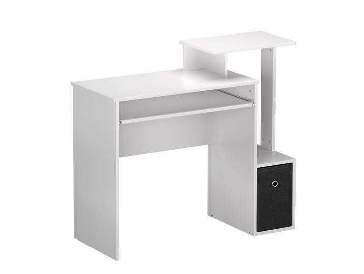 Schreibtisch ARDEN mit Stauraum 99 x 40 x 87 cm weiss