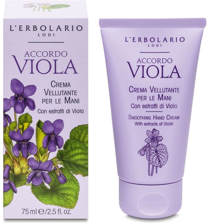 L'Erbolario Accordo Viola Crema Vellutante Per Le Mani Con Estratti Di Viola 75 ML
