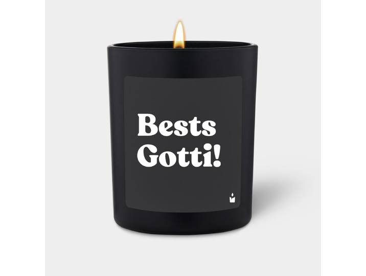 Duftkerze Schwarz Woody Bests Gotti!