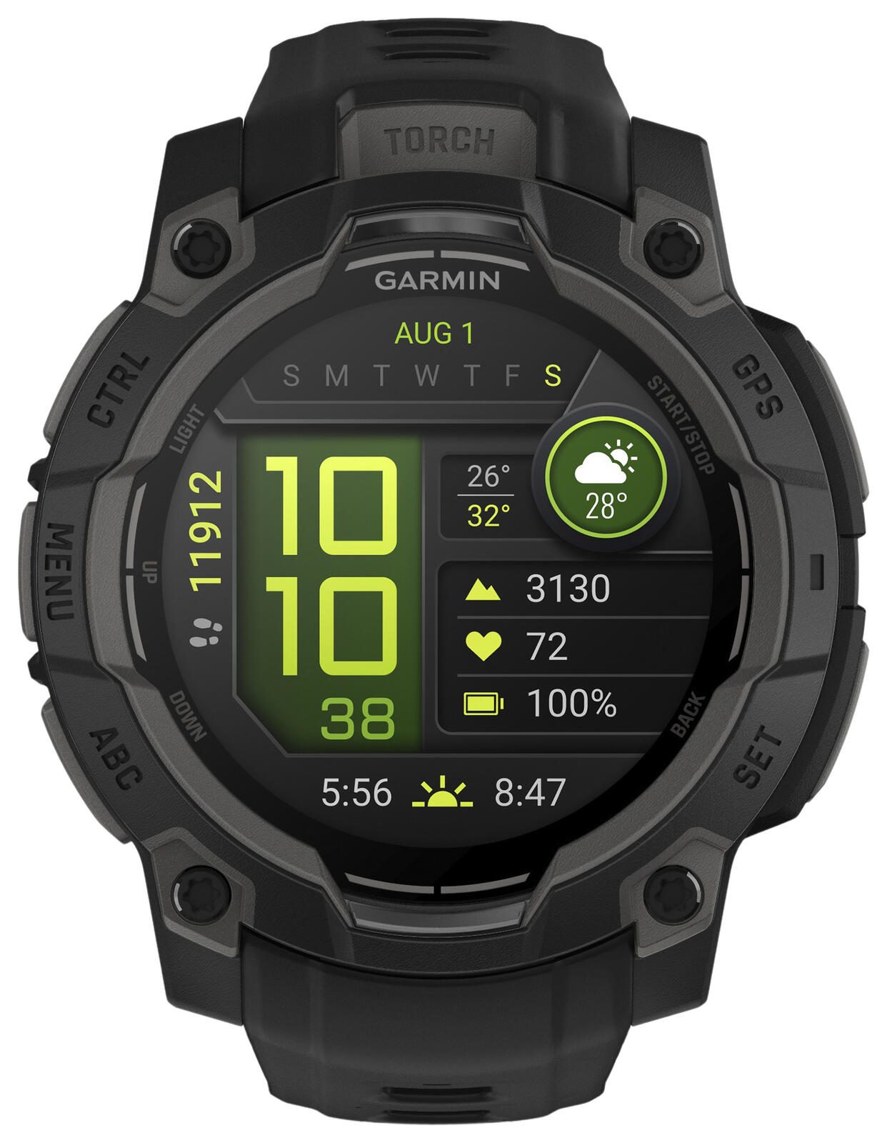 GARMIN Watch Instinct 3 45mm schwarz 010-02936-00