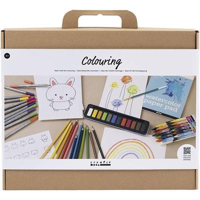 Creativ Company DIY Sets Zeichnen Maxi Kreativ Mix Ausmalen, Zeichnen, Kreativ Box